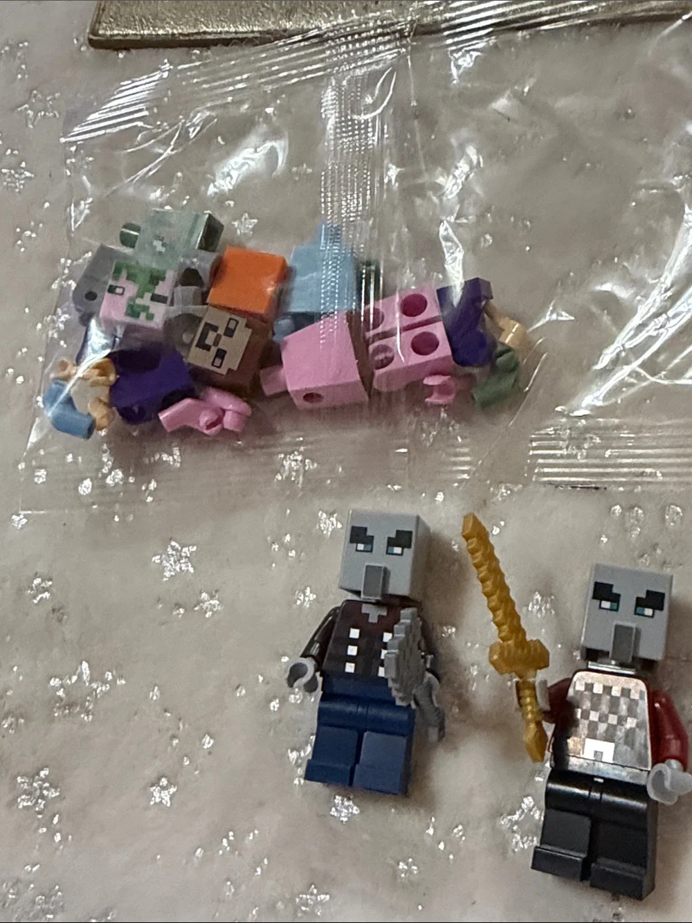 Lego mixed lot minecraft figures
